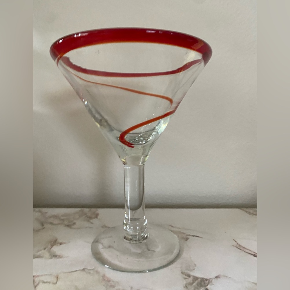 Oversized martini glass